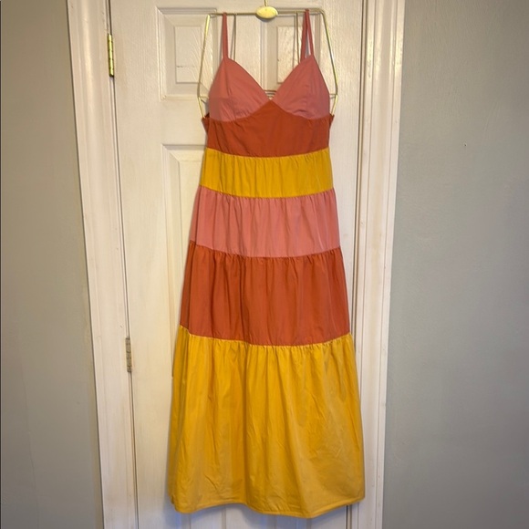 L.I.F.E. Vibrant Tiered 100% Cotton Maxi Dress - Picture 1 of 9